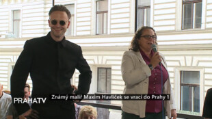 Známý malíř Maxim Havlíček se vrací do Prahy 1