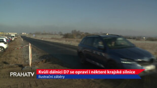 Kvůli dálnici D7 se opraví i některé krajské silnice