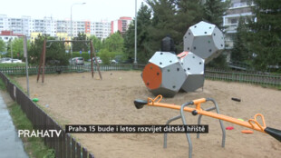 Praha 15 bude i letos rozvíjet dětská hřiště
