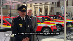 Pražský primátor ocenil vítěze soutěže Hasič roku