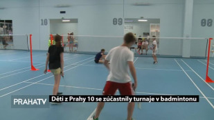 Děti z Prahy 10 se zúčastnily turnaje v badmintonu