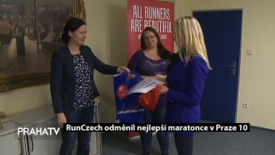RunCzech odměnil nejlepší maratonce v Praze 10
