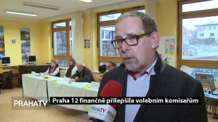 Praha 12 finančně přilepšila volebním komisařům