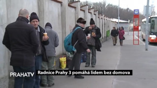 Radnice Prahy 3 pomáhá lidem bez domova