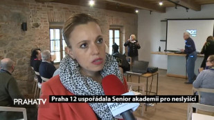 Praha 12 uspořádala Senior akademii pro neslyšící