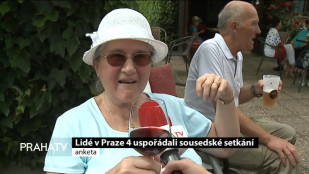 Lidé v Praze 4 uspořádali sousedské setkání 