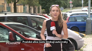 Pražské ulice často blokují autovraky