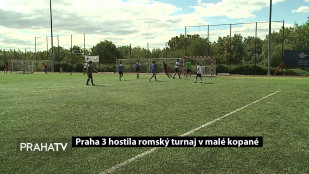 Praha 3 hostila romský turnaj v malé kopané