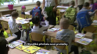 ZŠ Mendíků přivítala nové prvňáčky