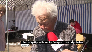 Praha 3 připravila seniorům sportovní odpoledne