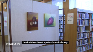 Lenka Marušková vystavila své obrazy