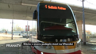 Město v únoru podepře most na Vltavské
