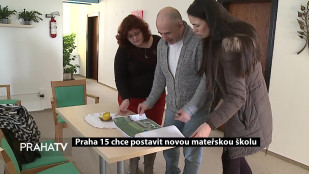 Praha 15 chce postavit novou mateřskou školu