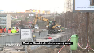 Most ve Slánské ulici dostane nový kabát