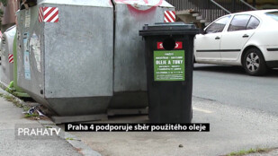 Praha 4 podporuje sběr použitého oleje