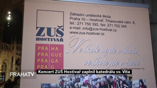 Koncert ZUŠ Hostivař zaplnil katedrálu sv. Víta