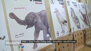 Děti v Zoo Praha čistily řeky, dospěláci stavěli hotel