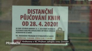 Knihovna v KC Průhon zahájila svou činnost