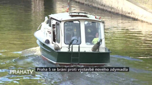 Praha 5 se brání proti výstavbě nového zdymadla