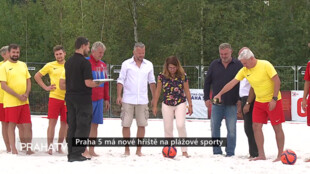 Praha 5 má nové hřiště na plážové sporty