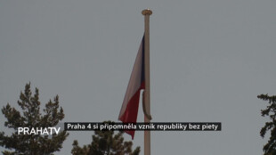 Praha 4 si připomněla vznik republiky bez piety