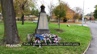 Praha 9 oslavila vznik republiky bez tradiční piety