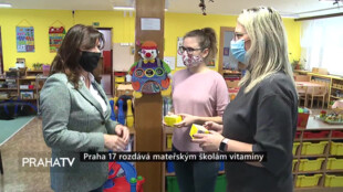 Praha 17 rozdává mateřským školám vitamíny