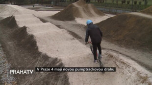 V Praze 4 mají novou pumptrackovou dráhu