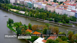 Praha 5 stále bojuje proti výstavbě plavební komory