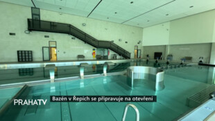Bazén v Řepích se připravuje na otevření