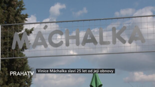 Vinice Máchalka slaví 25 let od svojí obnovy