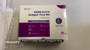 Praha 8 rozdala školám antigenní testy