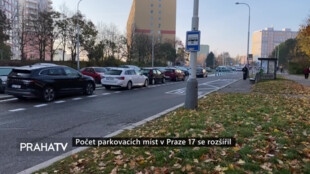 Počet parkovacích míst v Praze 17 se rozšířil