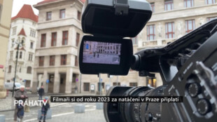 Filmaři si od roku 2023 za natáčení v Praze připlatí