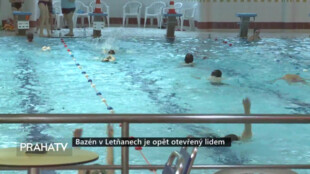 Bazén v Letňanech je opět otevřen