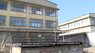 V areálu bývalé továrny Praga vznikne městská čtvrť