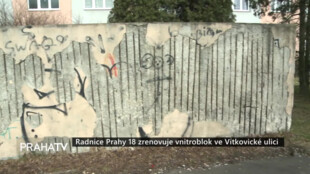 Radnice Prahy 18 zrenovuje vnitroblok ve Vítkovické ulici