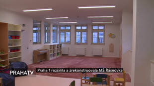 Praha 1 rozšířila a zrekonstruovala MŠ Řásnovka