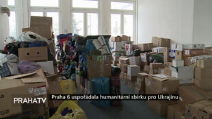 Praha 6 uspořádala humanitární sbírku pro Ukrajinu