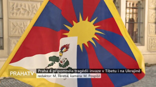 Praha 4 připomněla tragédii invaze v Tibetu i na Ukrajině
