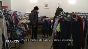 Praha 2 zřídila místo materiální pomoci Ukrajincům