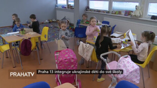 Praha 13 integruje ukrajinské děti do své školy