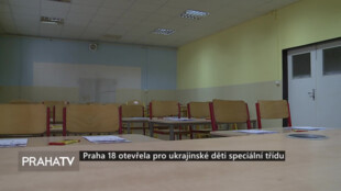 Praha 18 otevřela pro ukrajinské děti speciální třídu