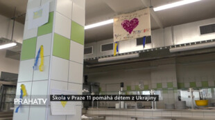 Škola v Praze 11 pomáhá dětem z Ukrajiny
