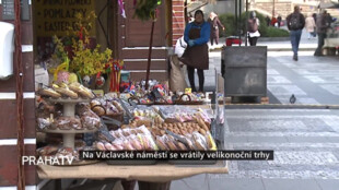 Na Václavské náměstí se vrátily velikonoční trhy