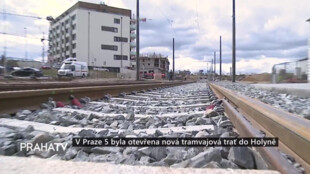 V Praze 5 byla otevřena nová tramvajová trať do Holyně