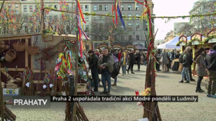 Praha 2 uspořádala tradiční akci Modré pondělí u Ludmily