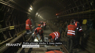 Praha plánuje stavbu 5. trasy metra