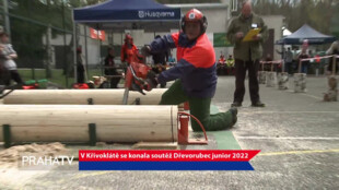 V Křivoklátě se konala soutěž Dřevorubec junior 2022