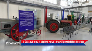 V Čáslavi jsou k vidění nové i starší zemědělské stroje